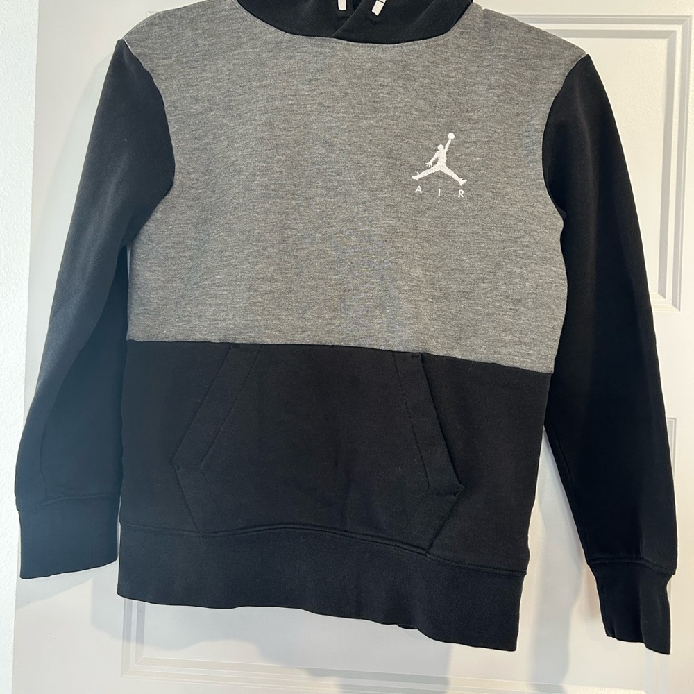 Jordan Youth Black and Gray Sweater